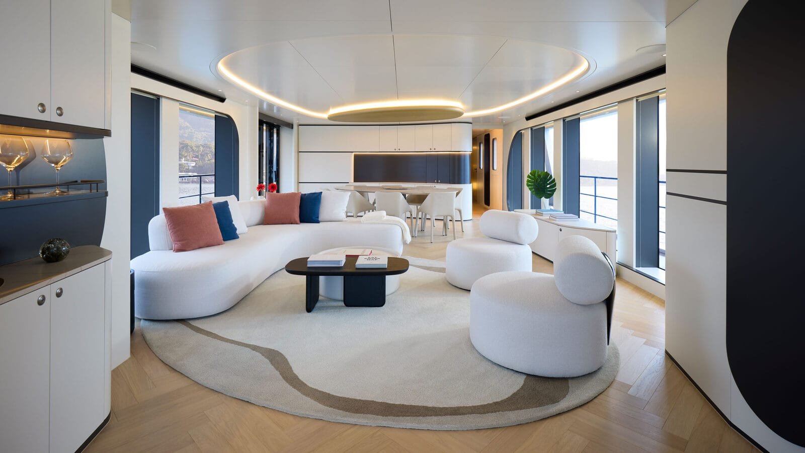 Yacht interior